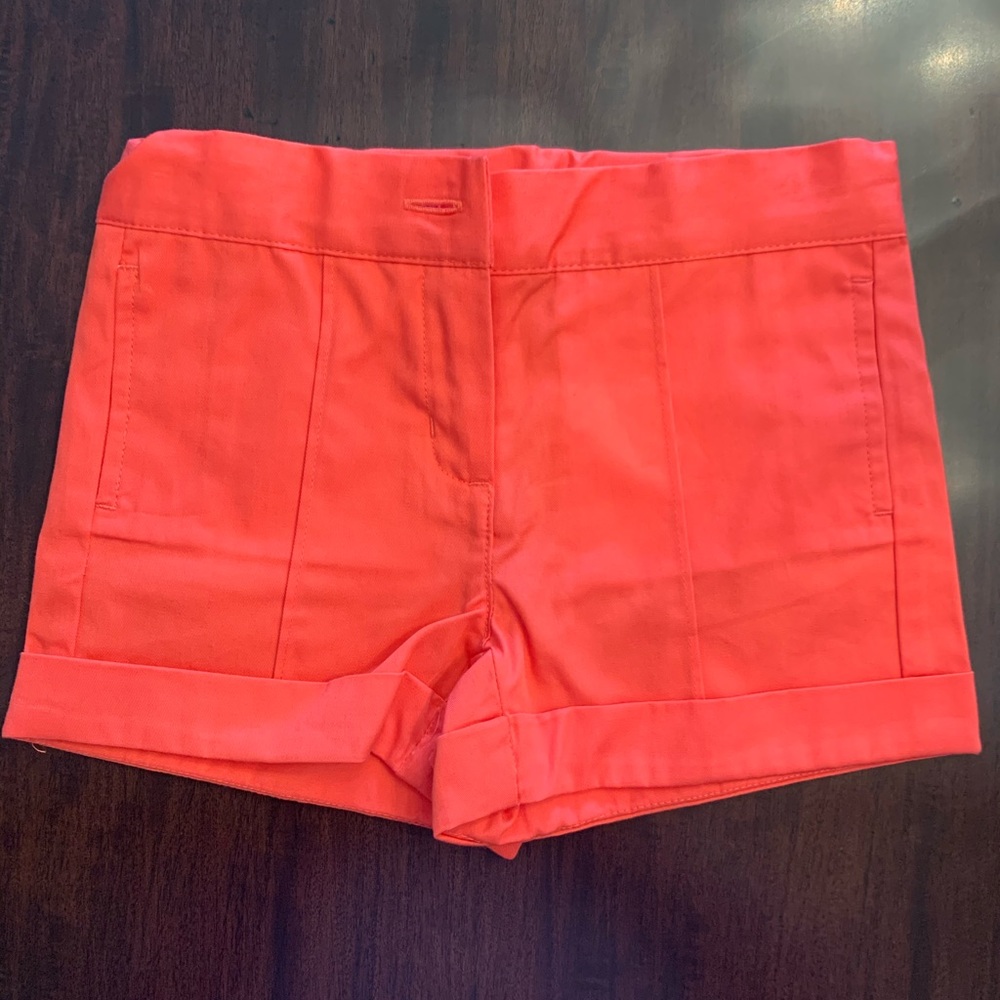 Janie and Jack Coral Cotton Shorts Size 3
